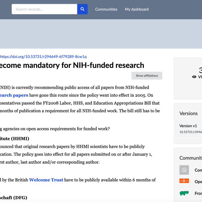 Image of: Rogue Scholar adds full-text content to all blog post web pages